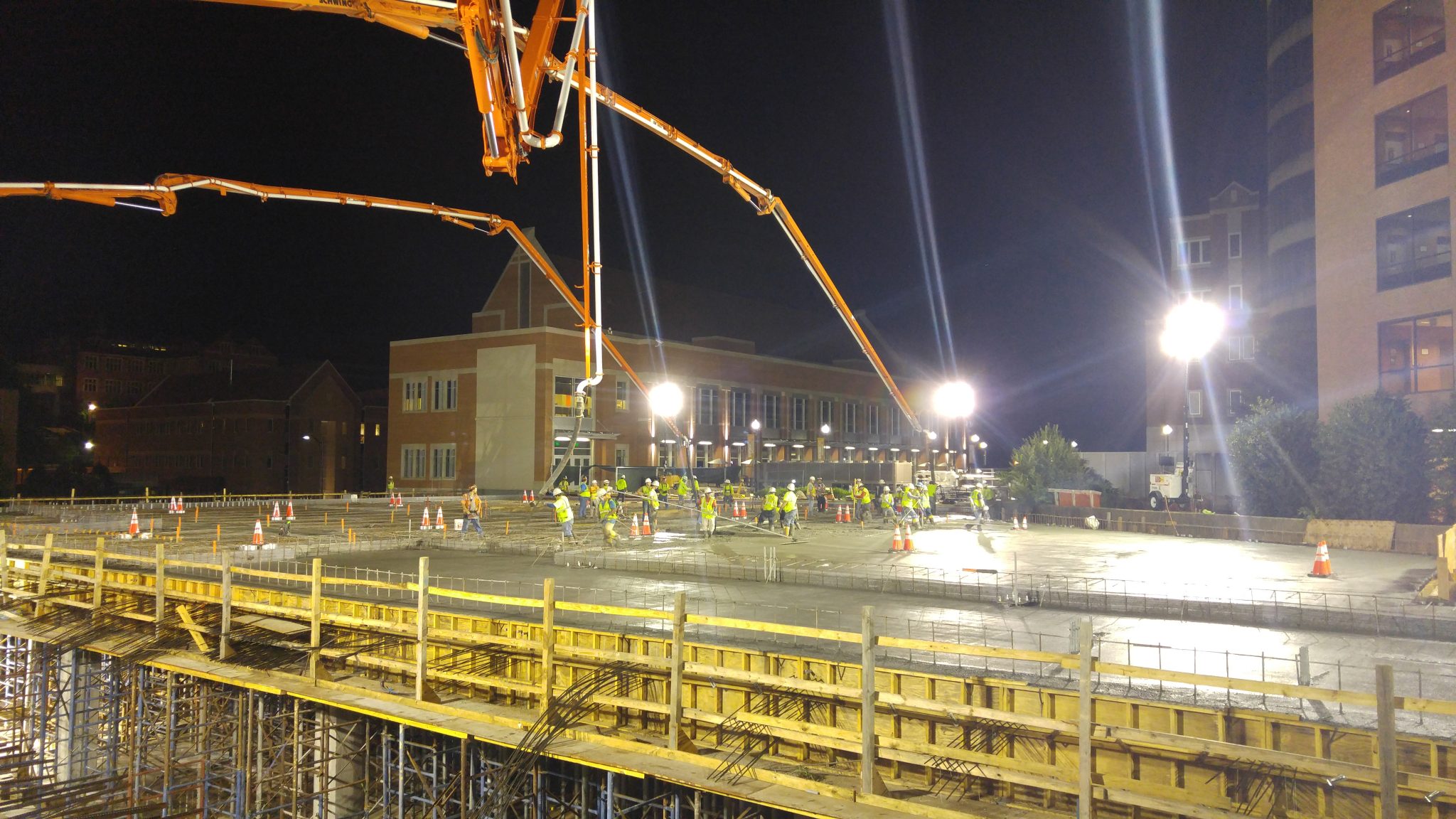 university of tennessee student center phase 2 project by glenn e. mitchell concrete contractors